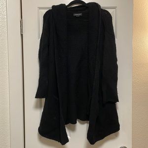 ThePerfext Collette Cozy Long Sweater in Black